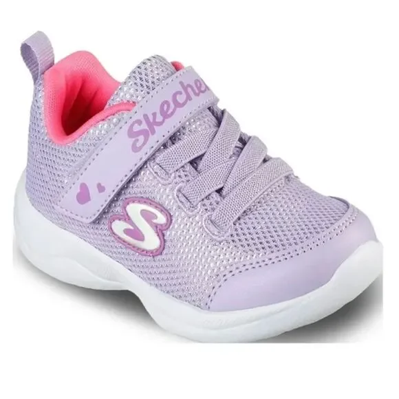 Skechers Toddler Girls Skech-Stepz 2.0 Easy Peasy Athletic Sneaker Purple size 7 - Picture 1 of 8